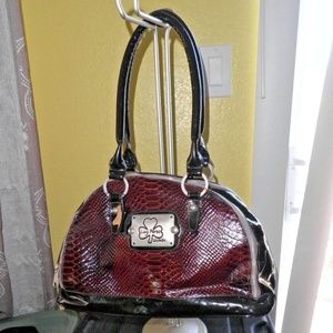 Luigi Parko Black & Brown Patent Leather Bowler